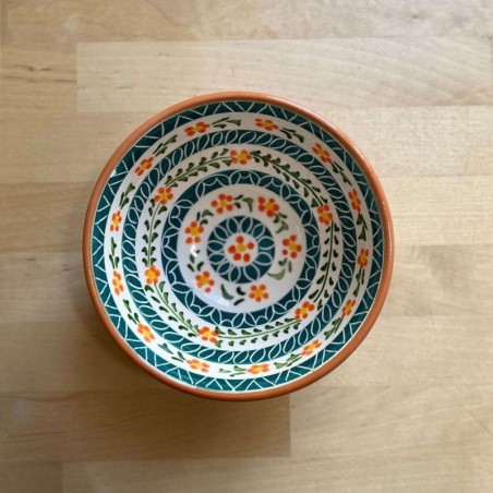 AZUL - A LOJA DA CERAMICA - Bol Flores