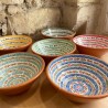 AZUL  - A LOJA DA CERAMICA - Saladier Flores