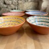 AZUL - A LOJA DA CERAMICA - Grand Saladier Flores