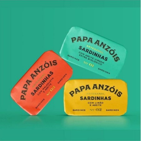 AZUL - Saboreal -  Papa Anzóis - Sardine à l'Huile et au Citron